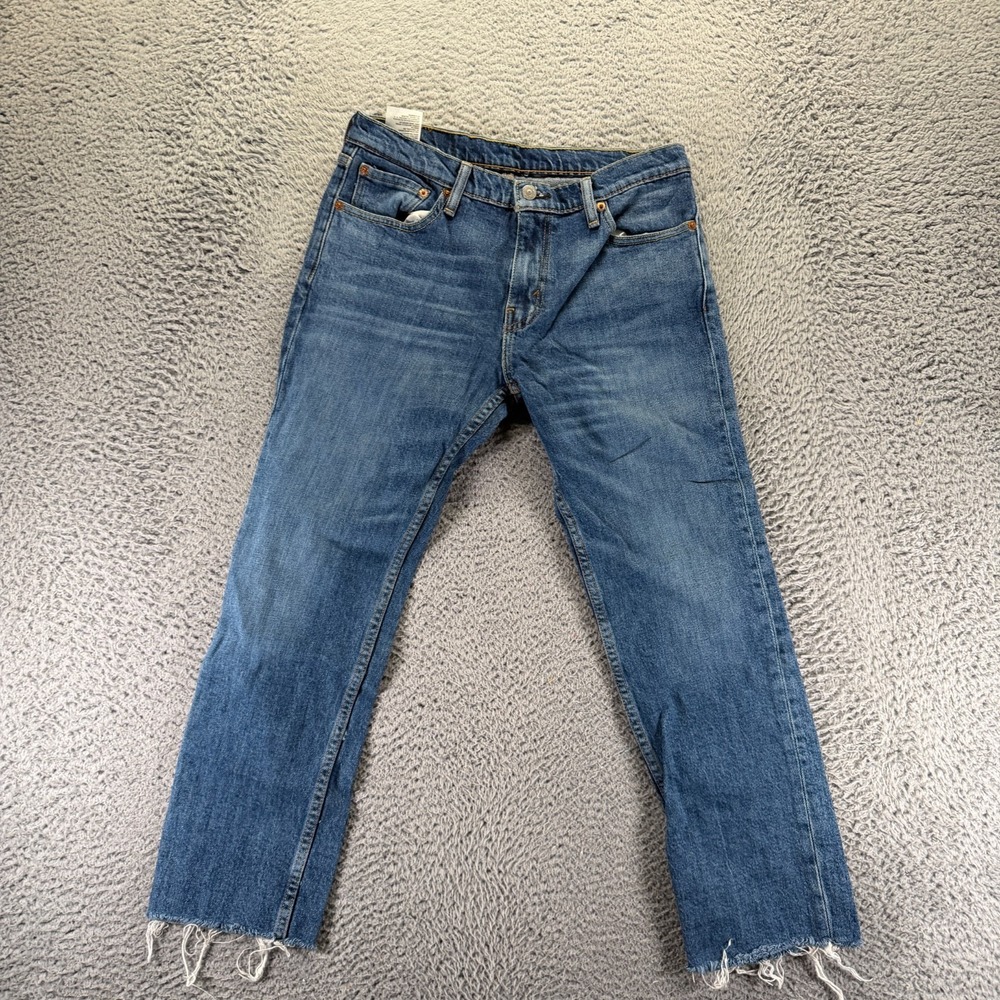 Levi's 511 Jeans Mens 30x25 Blue Cotton Denim Straight Workwear Faded Stretch